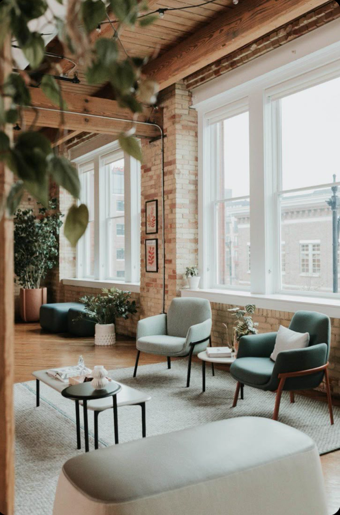 Professional office workspace